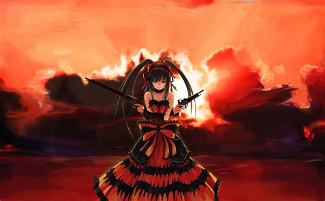 anime, Anime Girls, Tokisaki Kurumi, Date A Live Wallpapers HD / Desktop and Mobile Backgrounds