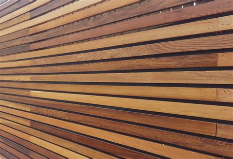 Cedar contemporary Fence, Cedar Slats, Slatted Cedar fence,