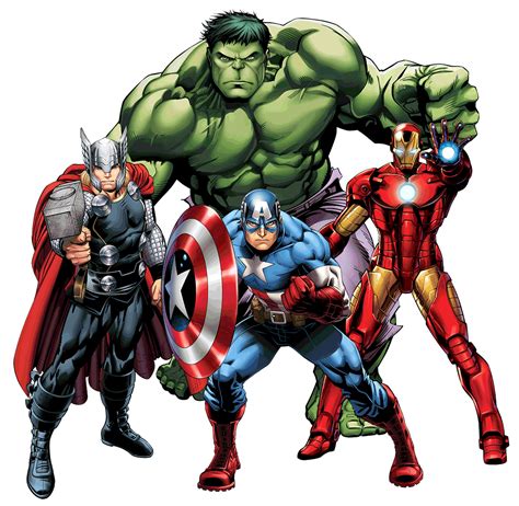 hulk captain america iron man thor - Clip Art Library