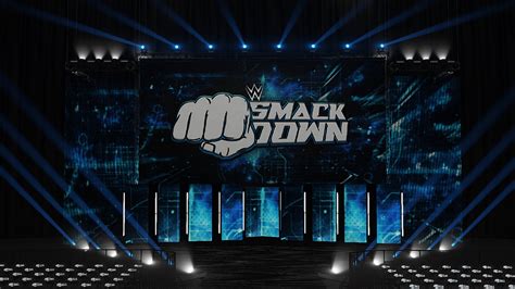 My updated SmackDown arena! : r/WWEGames