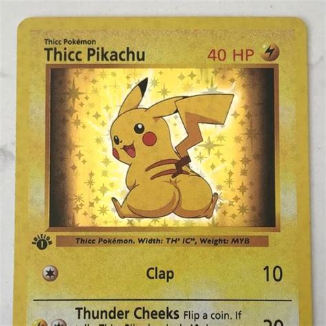 Thicc Pokemon Cards - Shut Up And Take My Yen