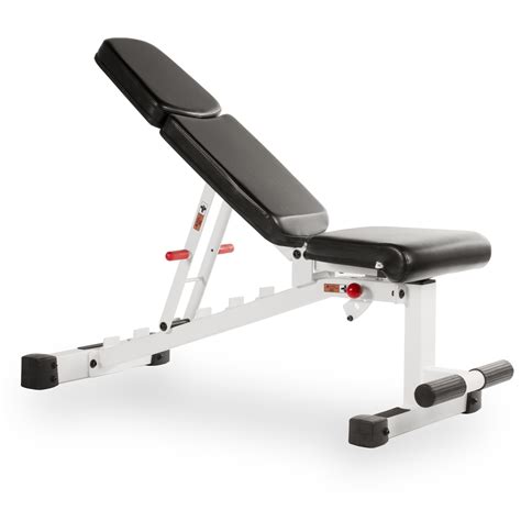 Adjustable FID Weight Bench, 11-Gauge, 1500 lb. Capacity, 7 Back Pad Positions from Decline to ...