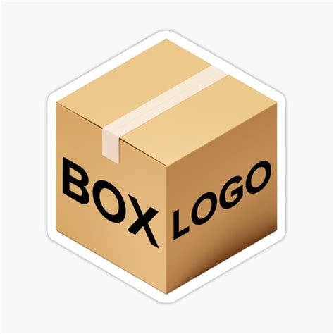 "Box Logo" Sticker by DmitriyBelyaev | Redbubble