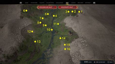 Hogwarts Valley Merlin Trial Locations - Hogwarts Legacy