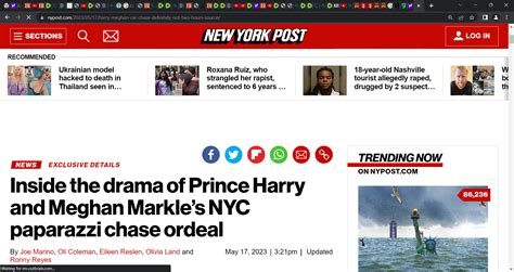 'Inside the drama of Prince Harry and Meghan Markle’s NYC paparazzi ch ...