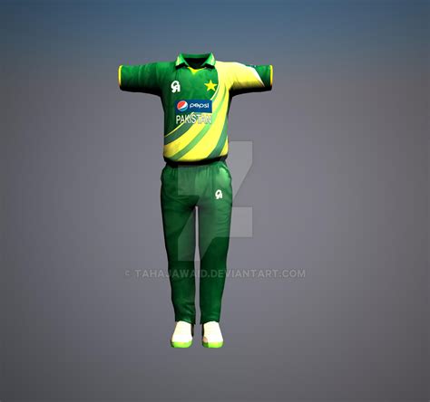 Pakistan Cricket Team Kits - 3D Model Render by TahaJawaid on DeviantArt