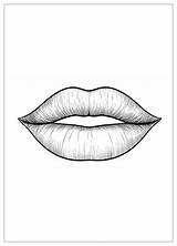 Lips Coloring Pages  Coloring Fun With Lips Shapes And Techniques sketch template