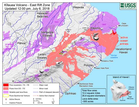 Cedric Copeland Berita: Big-island-volcano-zone-map