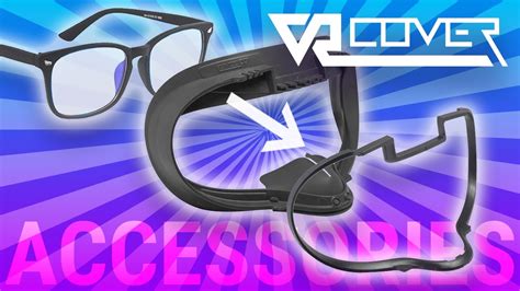 VR Cover Facial Interface Glasses Spacer for Oculus Quest 2 Review - YouTube