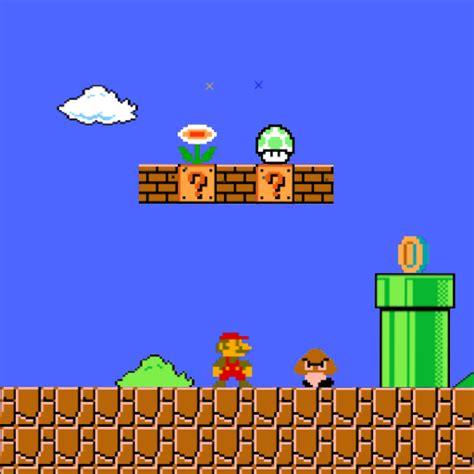 mario scene | Super mario brothers, Pixel art, Super mario birthday party