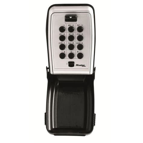 Push button lock box