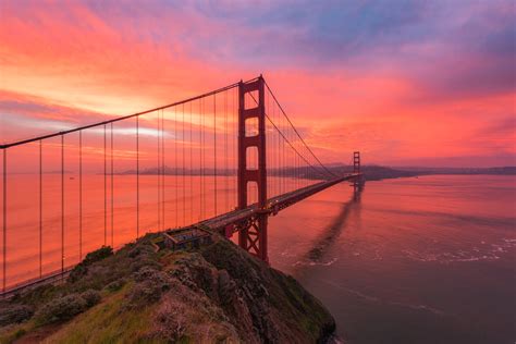 Golden Gate Bridge Sunrise Battery Spencer 2017 – Getty Photography