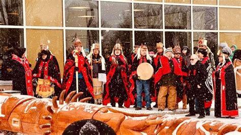 Nisga'a Nation kicks off Hoobiyee celebration to mark new year | CBC News