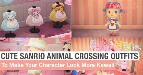 Nintendo Switch Animal Crossing Sanrio Outfit Pieces