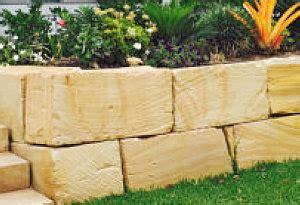 Sandstone Blocks and Boulders Retaining Wall Blocks