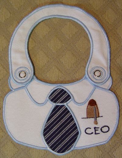 CEO in the hoop bib - embroidery design from SmartNeedle | Machine embroidery patterns, Machine ...