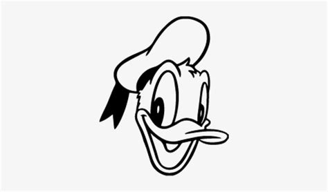 Donald Duck Face Drawing