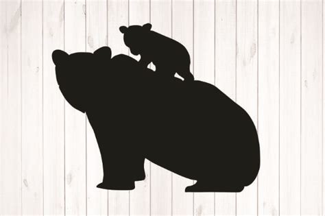 Bear Silhouette Cut File Graphic by rayan · Creative Fabrica