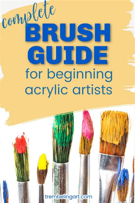 How to Choose the Right Artists' Brushes | Acrylic painting inspiration, Acrylic painting ...
