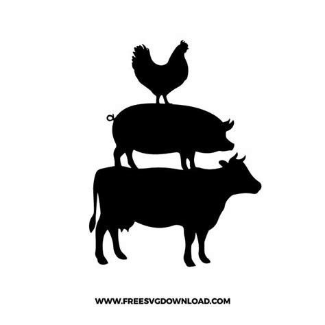 Farm Animal SVG & PNG free cut files | Free SVG Download