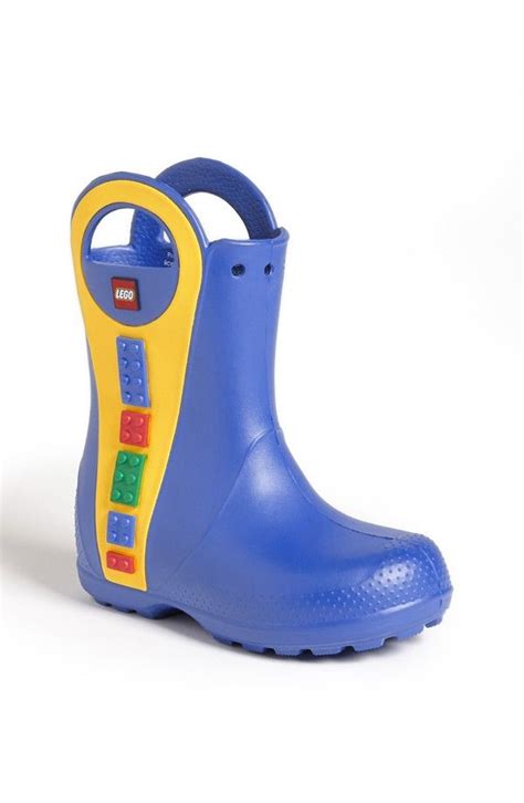 CROCS™ 'Handle It - LEGO®' Rain Boot (Walker, Toddler & Little Kid) | Boy shoes, Toddler rain ...