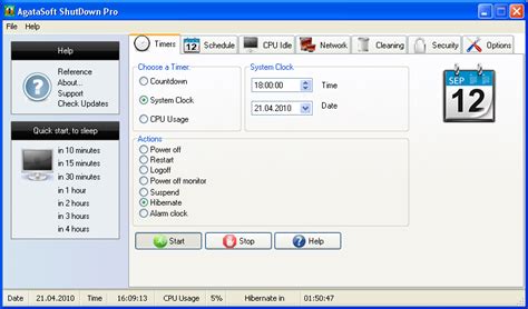 How To Set Timer For Computer To Shut Down : Shut Down Your PC Automatically at the End of the ...