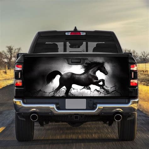 Horses Truck Tailgate Decal Sticker Wrap in 2021 | Truck tailgate ...