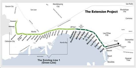 Lrt 1 Cavite Extension Map