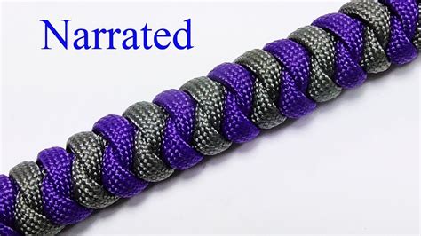 Two Color Snake Knot Bracelet | Snake knot, Paracord bracelet patterns, Paracord bracelet tutorial