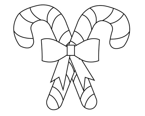 Coloring Pages Candy Cane Wreath Coloring Pages