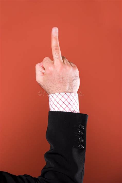 A Businessman Sticking Finger Stock Image - Image of fear, harass: 1901829