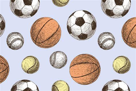 Sports Balls – Print A Wallpaper