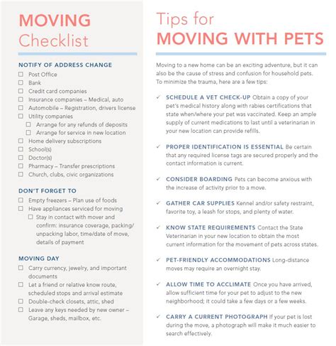 Moving Checklist | Continental Title Company