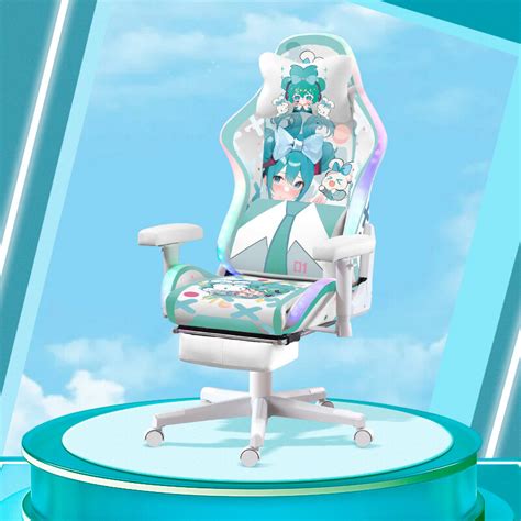 Hatsune Miku Anime Style Gaming Chair Girls Cute Custom Gaming Chair