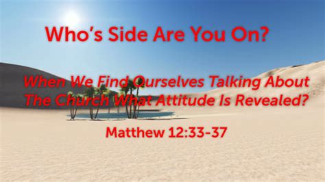 Who's Side Are You On? - Faithlife Sermons