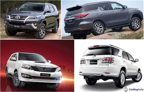 Toyota Fortuner Old vs New Comparison