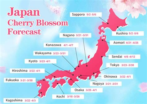 Cherry Blossom Season Japan 2025 Forecast - Josi Rozele