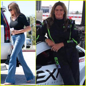 Caitlyn Jenner & Son Burt Spend the Day Racing Cars | Burt Jenner ...