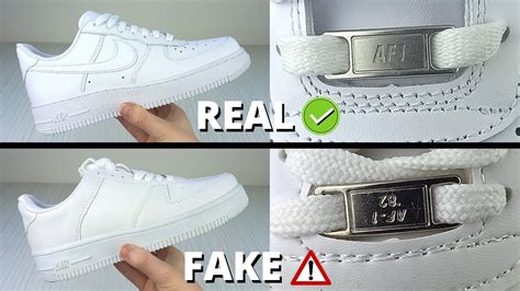 Fake Vs Real Nike Air Force 1s (5 DIFFERENCES) - YouTube