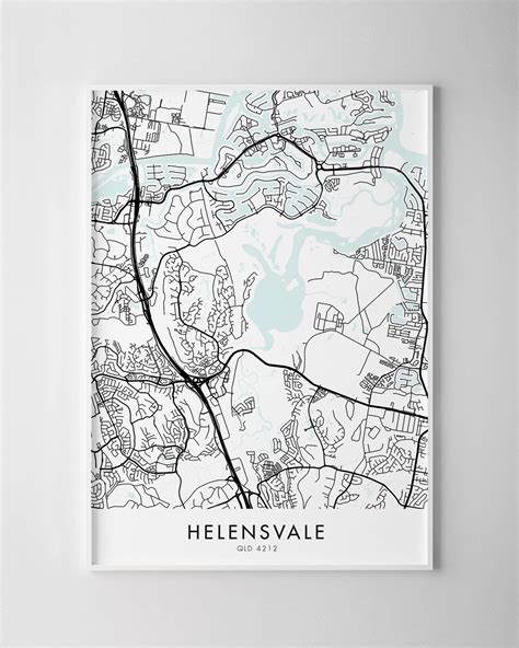 Gold Coast – Helensvale Map Print - Chelsea Chelsea