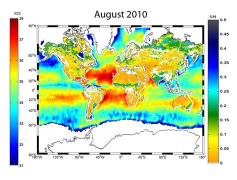 Space in Images - 2010 - 10 - First global map of soil moisture and ocean salinity