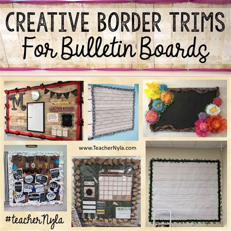 Creative Border Trim Ideas For Bulletin Boards | Nyla's Crafty Teaching