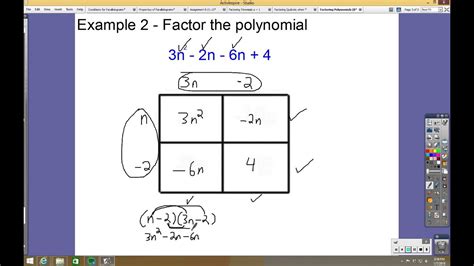 Factoring Using The Box Method Worksheets - FactorWorksheets.com