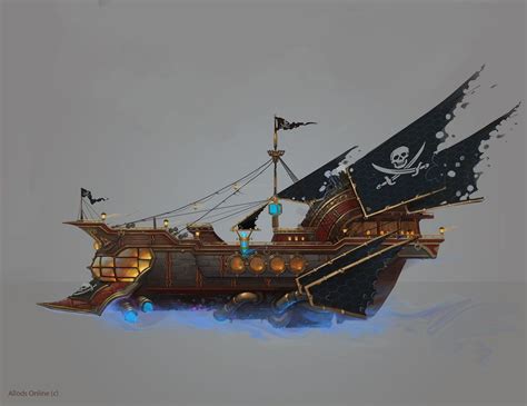 Pirates Hadagan by genek on deviantART | Steampunk ship, Pirate ship ...