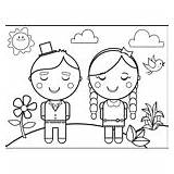 People And Places Coloring Pages sketch template