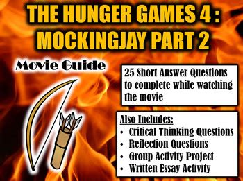 Hunger Games 4: Mockingjay Part 2 Movie Guide (2015) - with Extra Activities