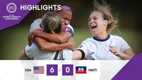 #CWU20 2022 Highlights: United States vs Haiti - YouTube