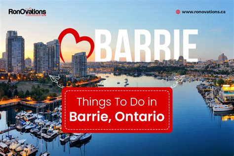 Top Things To Do In Barrie, Ontario - RonOvations