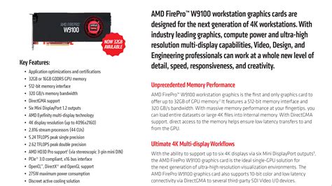 AMD Upgrades The FirePro W9100 Hawaii XT Graphics Card With 32 GB VRAM ...