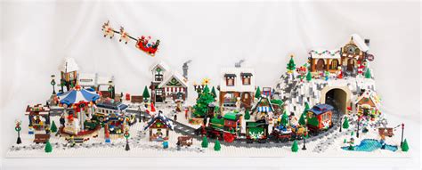 Winter Village Diorama 2017 | Lego christmas village, Lego winter village, Lego winter